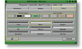 Editing PSI Colours