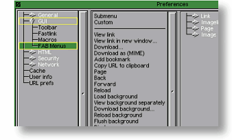 Selecting The FAB Menus Prefs