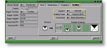 Workbench PrinterPS Preferences 4